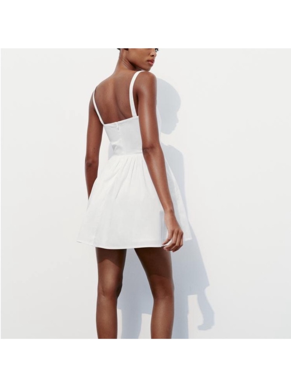 ZARA VOLUMINOUS SKIRT DRESS - Picture 4 of 11